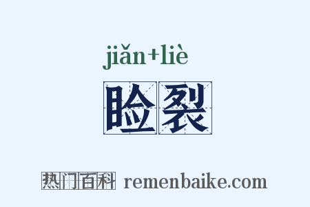 睑裂是什么意思的图片